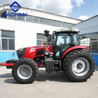 Penjualan laris traktor roda hidrolik empat roda penggerak POW Pose traktor 240 HP mesin pertanian traktor roda dengan kabin