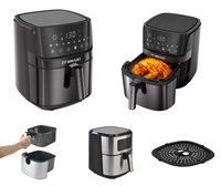 Nouvelle Friteuse à Air Intelligente Connectée Wi-Fi Commerciale Sans Huile 220 Volts, Four Numérique pour Restaurants, Modèle 2025
