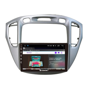 Pour Toyota Highlander <span class=keywords><strong>2002</strong></span> 9 pouces unité principale Double 2 Din octa-core Quad voiture stéréo Navigation GPS android voiture radio - Product Image 4