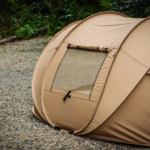 Tente <span class=keywords><strong>de</strong></span> camping instantanée OEM pour 3-4 personnes, abri extérieur imperméable avec fenêtre en maille pour les randonnées en famille et les excursions à la plage - Product Image 3