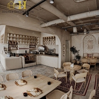 Design d'intérieur pour les cafés commerciaux, mobilier de café sur mesure, tables et chaises de luxe pour la décoration des cafés