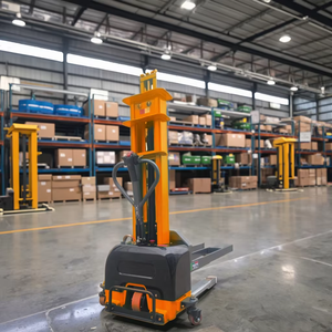 Carrello Elevatore Manuale Montato su Camion NRT, Capacità di Carico 1000kg, Impilatore Elettrico Idraulico, Piccolo Elevatore Mobile Autonomo - Product Image 1