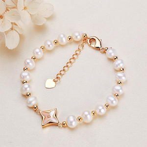 Pulseras de Perlas Cultivadas de 5mm de Zhuji, Suministro Directo del Fabricante, Joyería de Moda con Encanto Sencillo - Product Image 4