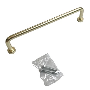 Chải <span class=keywords><strong>Nickel</strong></span> Tủ <span class=keywords><strong>knobs</strong></span> 304 thép không gỉ nhà bếp ngăn kéo kéo tủ xử lý 3 "lỗ trung tâm - Product Image 2