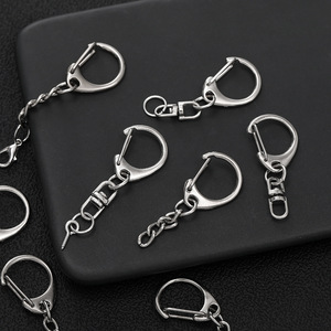 Anneau en D en alliage, crochet porte-clés, chaîne métallique, accessoires de bijoux DIY, collection Printemps 2026, origine Yiwu AC4758 - Product Image 3