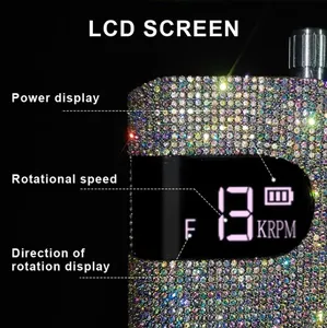 Perceuse à ongles électrique sans fil rechargeable, faible bruit, acier inoxydable, lime électrique portable pour manucure professionnelle - Product Image 3