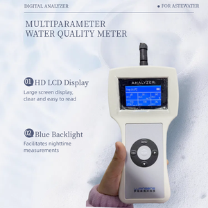Analyseur portable de la qualité de l'eau en temps réel en ligne, kit de test de la teneur en sel, de l'oxygène dissous, du pH et de l'ammoniac pour la détection de l'eau - Product Image 3