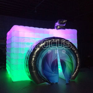 LED 조명이있는 JLJ 풍선 카메라 사진 부스 멋진 사진 경험을위한 풍선 LED 포토 부스 큐브 - Product Image 5