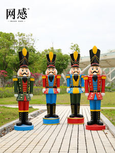 Soldat <span class=keywords><strong>Casse</strong></span>-Noisette en Résine de 180 cm Décoration de Noël / <span class=keywords><strong>Casse</strong></span>-Noisette Européen Statue d'<span class=keywords><strong>Histoire</strong></span> / Artisanat Statue de <span class=keywords><strong>Casse</strong></span>-Noisette de 2 m - Product Image 6