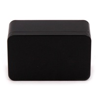 Boîte à thé rectangulaire en métal noir, emballage cadeau, prix direct usine