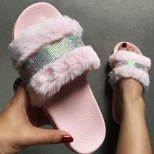 Pantofole Morbide in PVC con Pelliccia Sintetica Luccicante per <span class=keywords><strong>Donna</strong></span>, Collezione 2026 Nest Arrival - Product Image 6