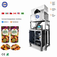 Machine d'emballage automatique numérique certifiée CE avec châssis en acier pour sacs à fermeture éclair, idéale pour l'emballage de maïs sucré et de pois surgelés