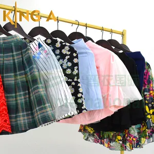 Jupes Y2k <span class=keywords><strong>KINGA</strong></span> pour filles, vêtements coréens grande taille pour femmes, lots de vêtements mixtes d'occasion, jupes d'occasion pour femmes - Product Image 1