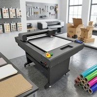 Automatischer Flachbett-Schneideplotter 600x900mm Digitaler Musterersteller für Verpackungsboxen Faltkarton-Prototyp