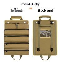 Sac de rangement pour outils portable en tissu Oxford résistant à l'usure pour la réparation automobile, l'électricien, les outils de quincaillerie, kit d'outils robuste
