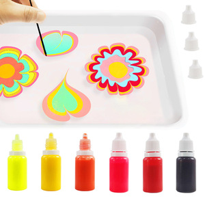 ชุดศิลปะทาสีน้ำหินอ่อนแบบเปียกไม่เป็นพิษของแท้สำหรับเด็ก DIY - Product Image 3