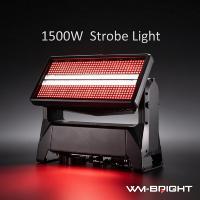 Projecteur LED Stroboscopique Mobile 1500W IP65 avec Contrôle DMX Multi-Canaux pour DJ, Discothèque et Scène