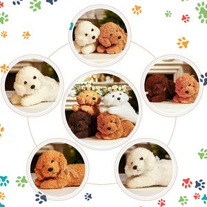 Đồ Chơi Nhồi Bông Giảm Căng Thẳng Tùy Chỉnh Giảm Căng Thẳng Lo Âu Chó Con Nhồi Bông Mềm Trọng Lượng Bằng Vàng - Product Image 5