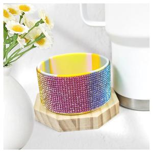 Đế lót ly kim tuyến PP chống trượt cho cốc 20-30oz, đường kính 2.8-2.9 inch, thân thiện với môi trường, có thể tái sử dụng - Product Image 1