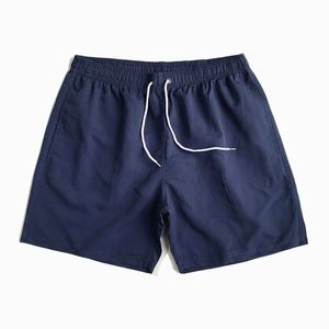 Custom <b>Mens</b> Swim Quick Dry 100% Polyester Customized Logo Summer Solid Color <b>Knee</b>-<b>Length</b> Beach <b>Shorts</b> for <b>Men</b> - Product Image 2