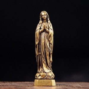 Figura de María Magdalena en Latón, Escultura de Bronce, Estatua de Divinidad, Artesanía, Figurita de Cobre, Venta al Por Mayor - Product Image 2