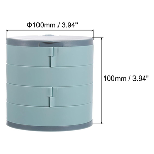 Nuevo joyero giratorio de cuatro capas, caja de embalaje de joyería, accesorios, caja de embalaje de joyería - Product Image 2