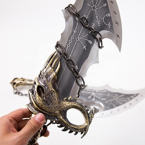 Đạo cụ cosplay vũ khí thật của Kratos trong game God of War Ragnarok, lưỡi dao hỗn loạn, kích thước 53cm - Product Image 6