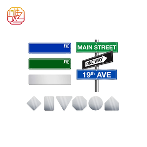 4x16in-Được sử dụng cho các biển báo an toàn hướng dẫn đường bộ-biển báo giao thông đường phố-biển hiệu nhôm vật liệu phản chiếu - Product Image 1