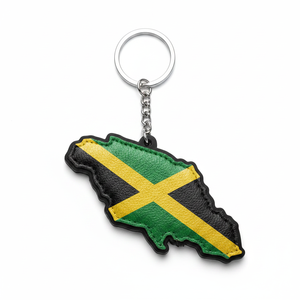LLavero de cuero de Jamaica Logotipo personalizable 300PCS 25DZ/CS para hoteles y negocios Compuesto de metal de goma de cuero - Product Image 2