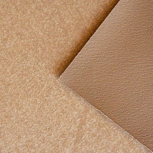 Cuir synthétique personnalisé pour chaussures Doublures supérieures Double revêtement arrière en PU gaufré imperméable pour meubles canapés à bas prix - Product Image 2