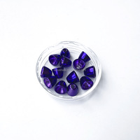 Poids de pêche à la mouche en laiton coloré, forme cloche conique, tête conique en laiton, perles coniques en laiton, matériel de montage de mouches, lest de pêche