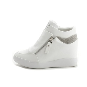 2025 <span class=keywords><strong>Sneakers</strong></span> bianche alte da donna con plateau Casual tacchi alti illuminati con caratteristiche Slip-On estate nuovi tacchi alti altezza interna - Product Image 6
