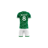 Maillot de Football 2023 2024, Ensemble Tenues de Football Vert Blanc, Tenue de Football Personnalisée