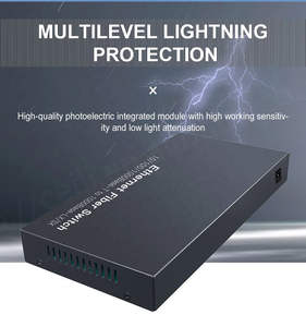 Commutateur SFP Fibre Gigabit OEM&ODM 4*10/100/1000Mbps Convertisseur de Média Optique Ethernet 2 Ports Fibre SFP et 4 Ports Réseau RJ45 - Product Image 6