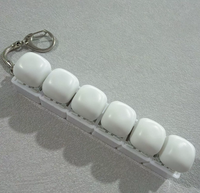 Porte-clés clavier mécanique anti-stress en plastique, mini, amusant, avec interrupteur à touches L, Z, 2, 4, 5, 9, 6, sonnerie mécanique, lumière LED, jouet personnalisé