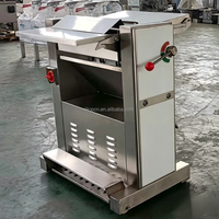 Machine commerciale de dégraissage de peau de porc 750W en acier inoxydable, grattoir à graisse de porc haute vitesse, machine à éliminer la graisse de porc