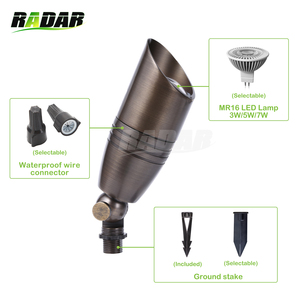 Đèn Chiếu Sáng Bằng Đồng Nguyên Khối Đèn Chiếu Sáng Ngoài Trời Sân Vườn Chống Nước Có Đầu Nối Đất Điện Áp Thấp 12 Volt - Product Image 6