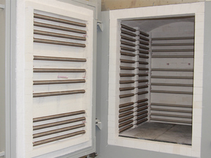 Điện hàng loạt loại Bogie hearth xe dưới trolly kháng lò với đầy đủ sợi lót cho xử lý nhiệt cho đúc - Product Image 4