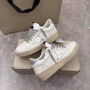 Zapatillas de estilo coreano con tela desgastada/PVC |   Zapatos Retro Unisex con Cordones, Estilo Desgastado, con Plataforma Oculta y Suela de Goma para Todas las Temporadas - Product Image 4