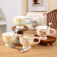 Tasse en céramique NEWELL de haute qualité, style dessin animé, pour souvenir d'anniversaire, tasse pour couples, cadeaux d'affaires, tasse à eau pour le petit-déjeuner à la maison