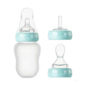 Nouveau-né bébé large bouche bouteille <span class=keywords><strong>de</strong></span> lait pâte <span class=keywords><strong>de</strong></span> <span class=keywords><strong>riz</strong></span> bouteille <span class=keywords><strong>paille</strong></span> tasse 3 <span class=keywords><strong>en</strong></span> 1 ensemble <span class=keywords><strong>de</strong></span> qualité alimentaire Silicone presser cuillère douce - Product Image 4