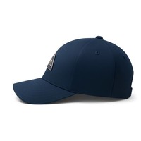 Casquette de baseball de luxe à 5 panneaux avec logo personnalisé en métal, visière incurvée, motif léopard, sportive, pour activités de plein air, réglable, unisexe