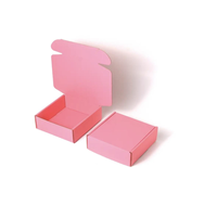 Boîtes d'avion personnalisées avec logo pour de magnifiques boîtes cadeaux cosmétiques, boîte en carton ondulé rose pour l'emballage et l'expédition