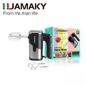 JAMAKY Batteur à main professionnel 600W, contrôle à 5 vitesses avec accessoires en acier inoxydable de 180mm - Product Image 5