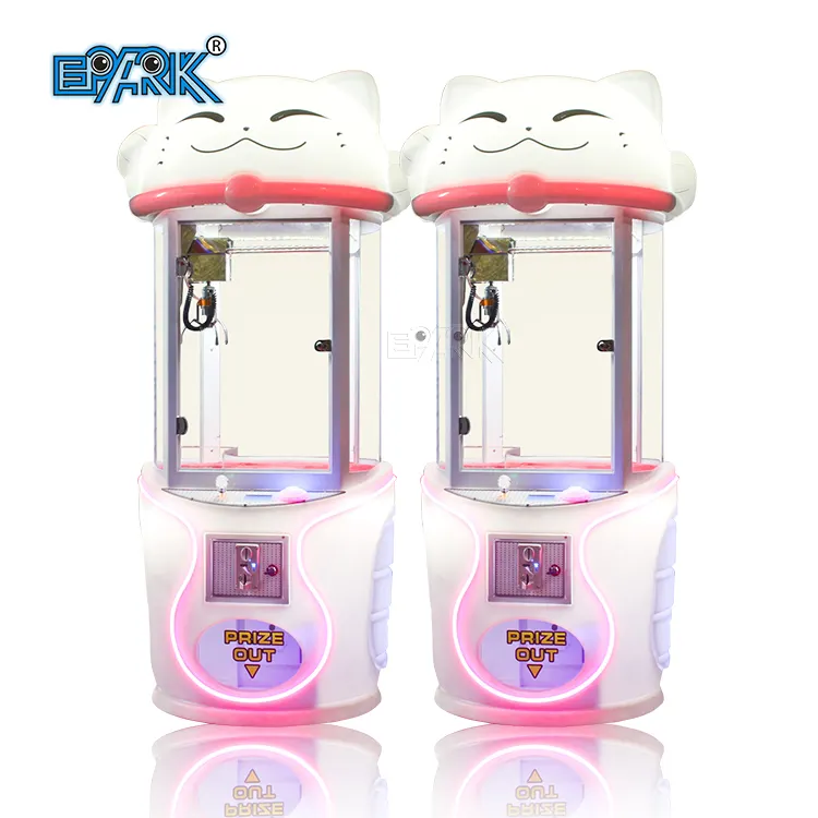 2021 Kids Claw Machine Arcade Game Electronic Prize Mini Plush Toys Dispenser With Sound