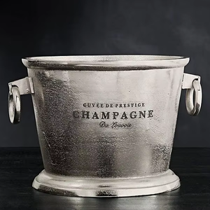 Seau à glace et bac à boissons en aluminium écologique de qualité supérieure <span class=keywords><strong>Vinita</strong></span> Impex, grand seau à vin isotherme - Product Image 3