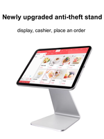 Support de caisse pour tablette iDock nouvellement commandé Support antivol avec verrouillage Reconnaissance faciale Support de bureau universel pour iPad en alliage d'aluminium