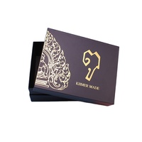 Boîte d'emballage cadeau de parfum noir de luxe masque Bracelet de soins de la peau pierre précieuse carton de jade boîte de papier cadeau saint valentin avec logo
