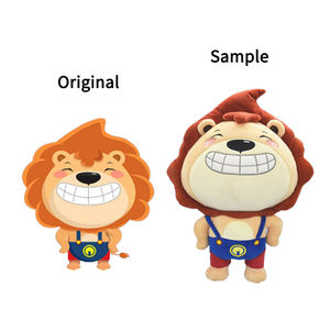 Toptan özel sevimli bebek oyuncak yumuşak karikatür yumurta peluş doldurulmuş oyuncaklar pamuk kumaş köpek işlemeli Logo doğum günü aksesuarları eğlenceli - Product Image 6