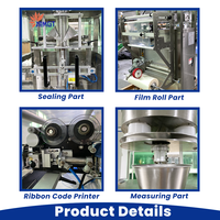 Machine d'emballage verticale auto VFFS pour pop-corn snacks: chips, bonbons, riz, haricots, noix, alim. anim., coussin